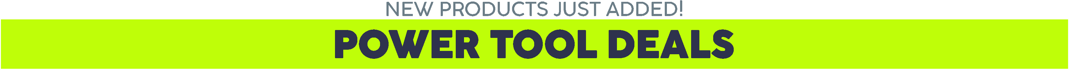 Power Tool Deals