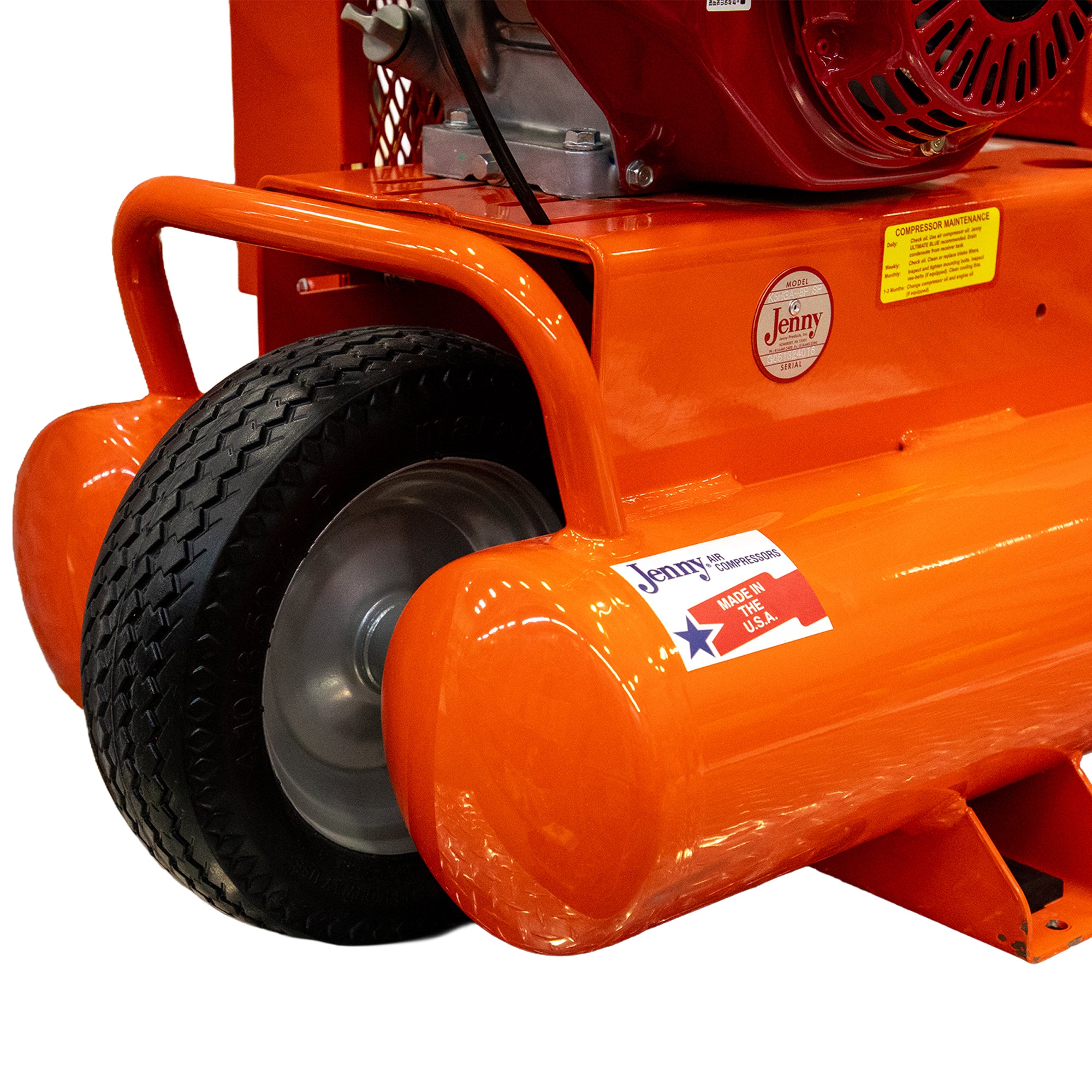 DuraDrive 8-Gallon 5.5 HP Gas-Powered Wheeled Portable Air Compressor