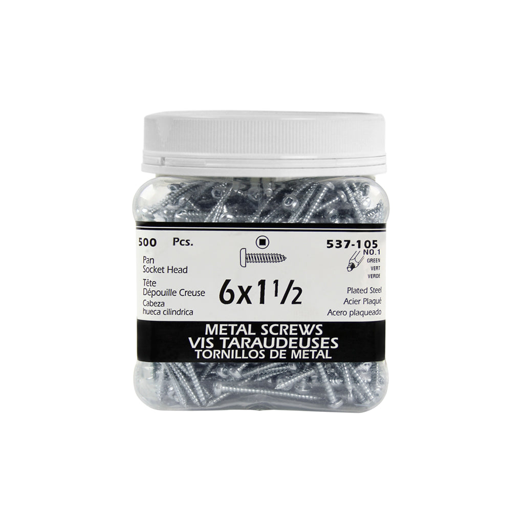 The Hillman Group Paulin 537-105 #6 1-1/2 in Zinc Metal Screw