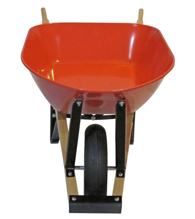 ERIE 6 cu. ft. Steel Tray Wheelbarrow with Pneumatic Tire