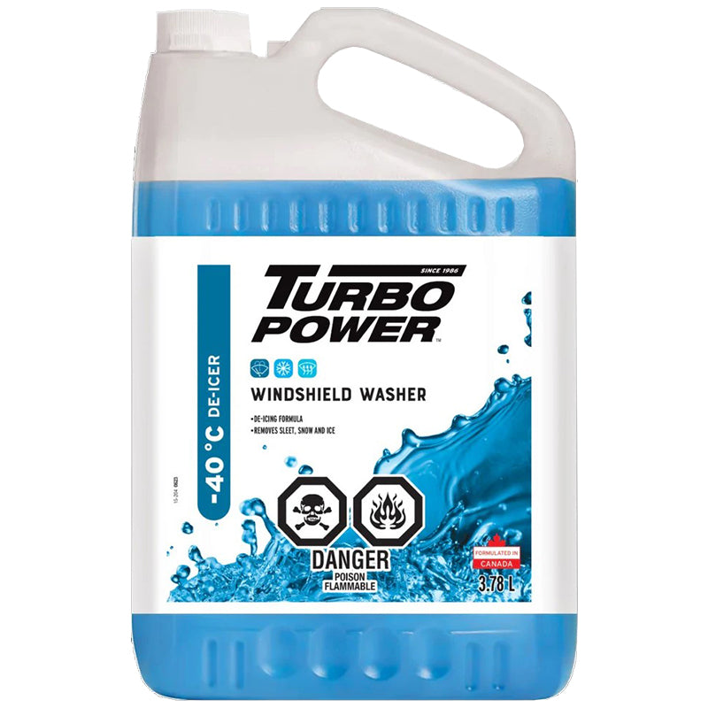 Turbo Power 3.78L -40Β°C All Season Windshield Washer Fluid(WWF FLUID)