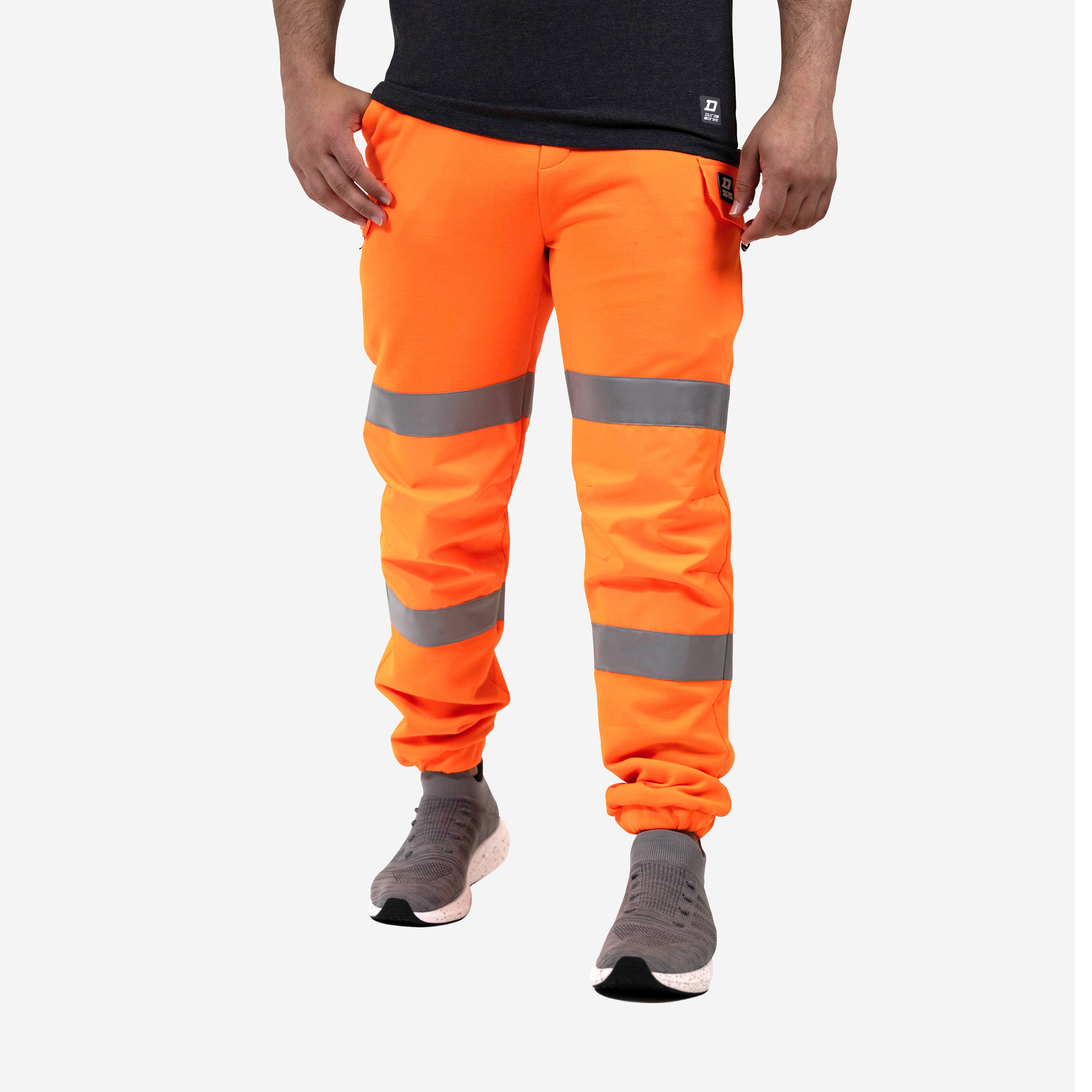 DuraDrive Hi-Vis Fleece Cargo Jogger Sweatpants