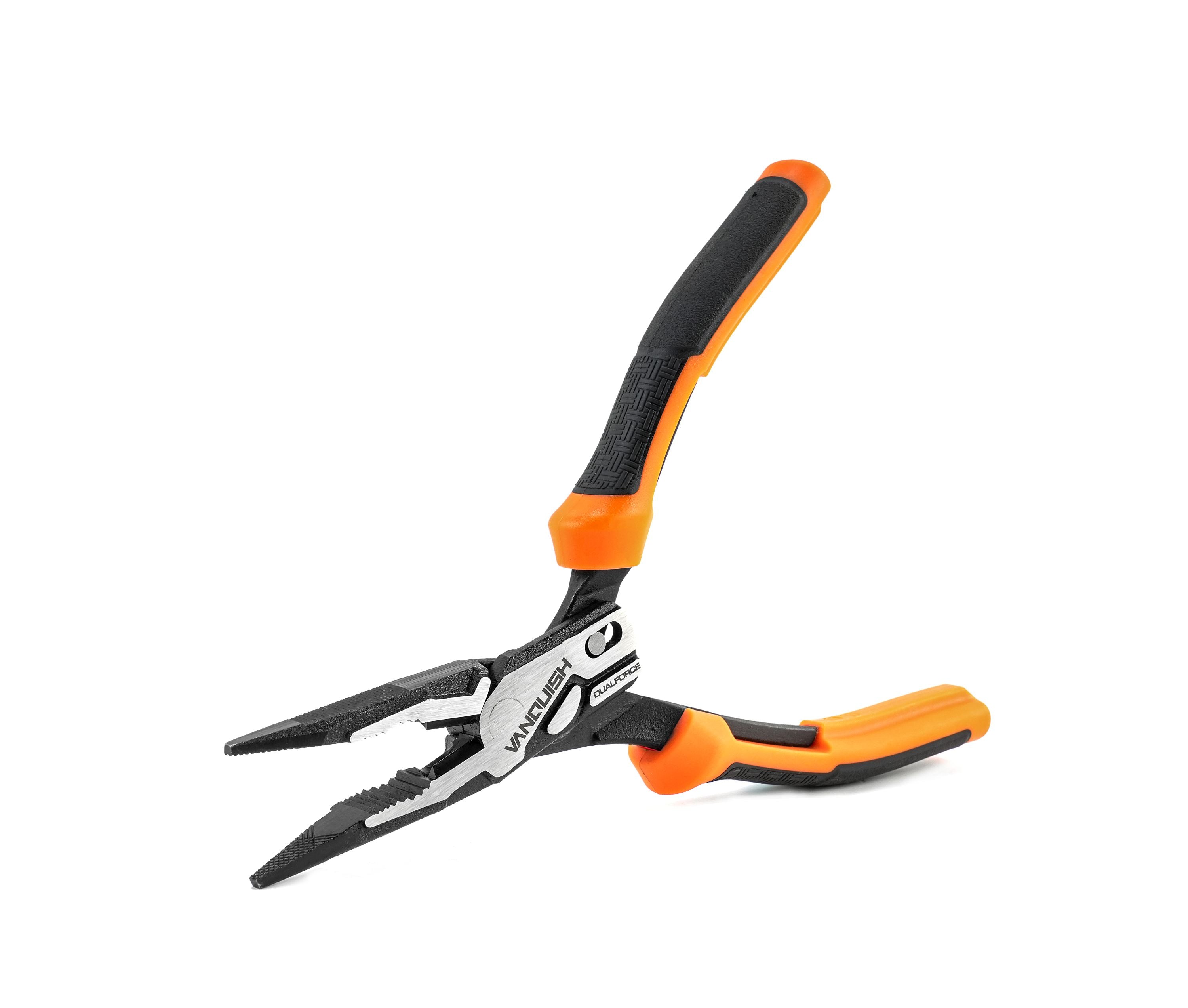 Vanquish 3016 8 in. Dual-Pivot Long Nose Plier
