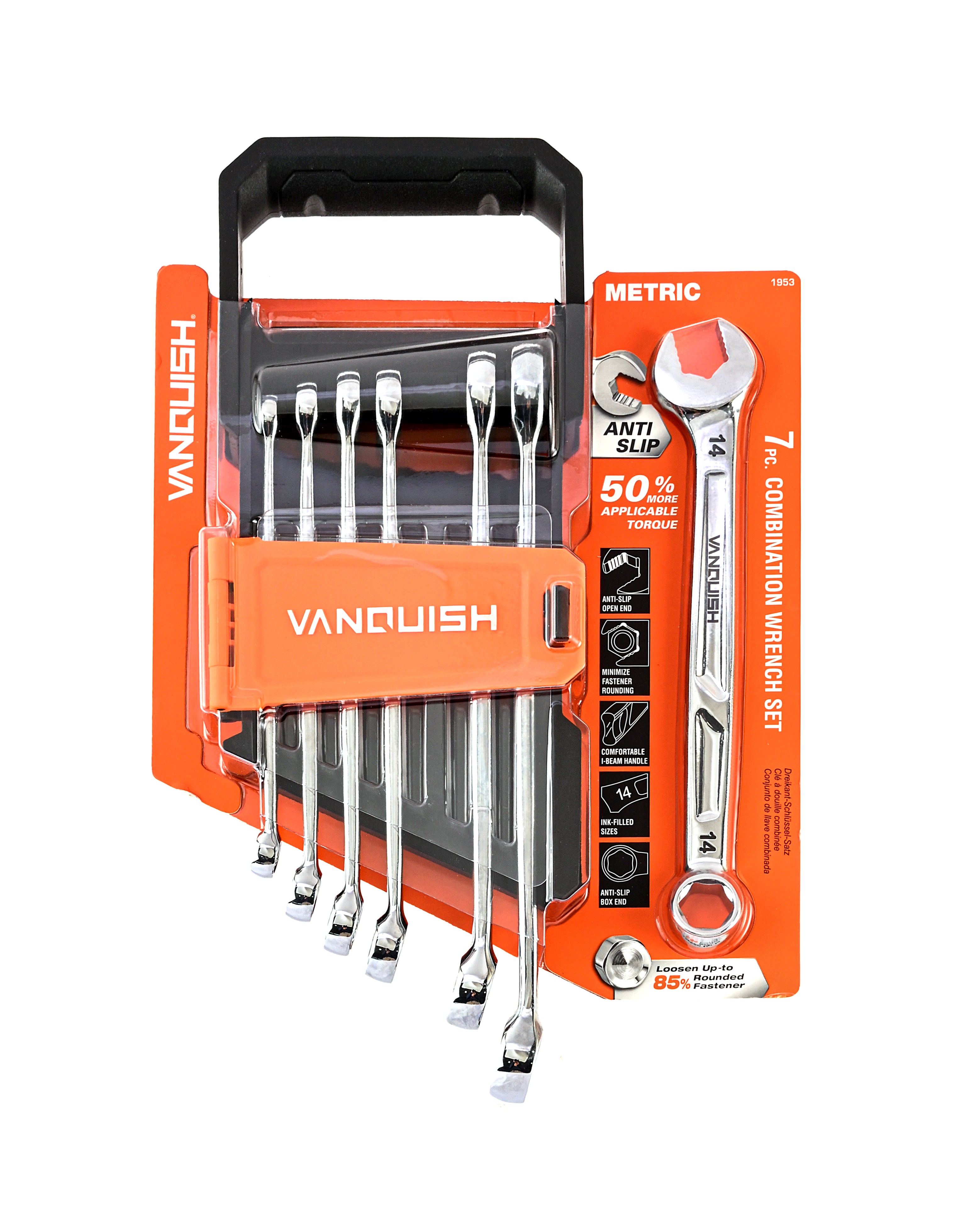 Vanquish 1953 7 pc. Metric Combination Wrench Set