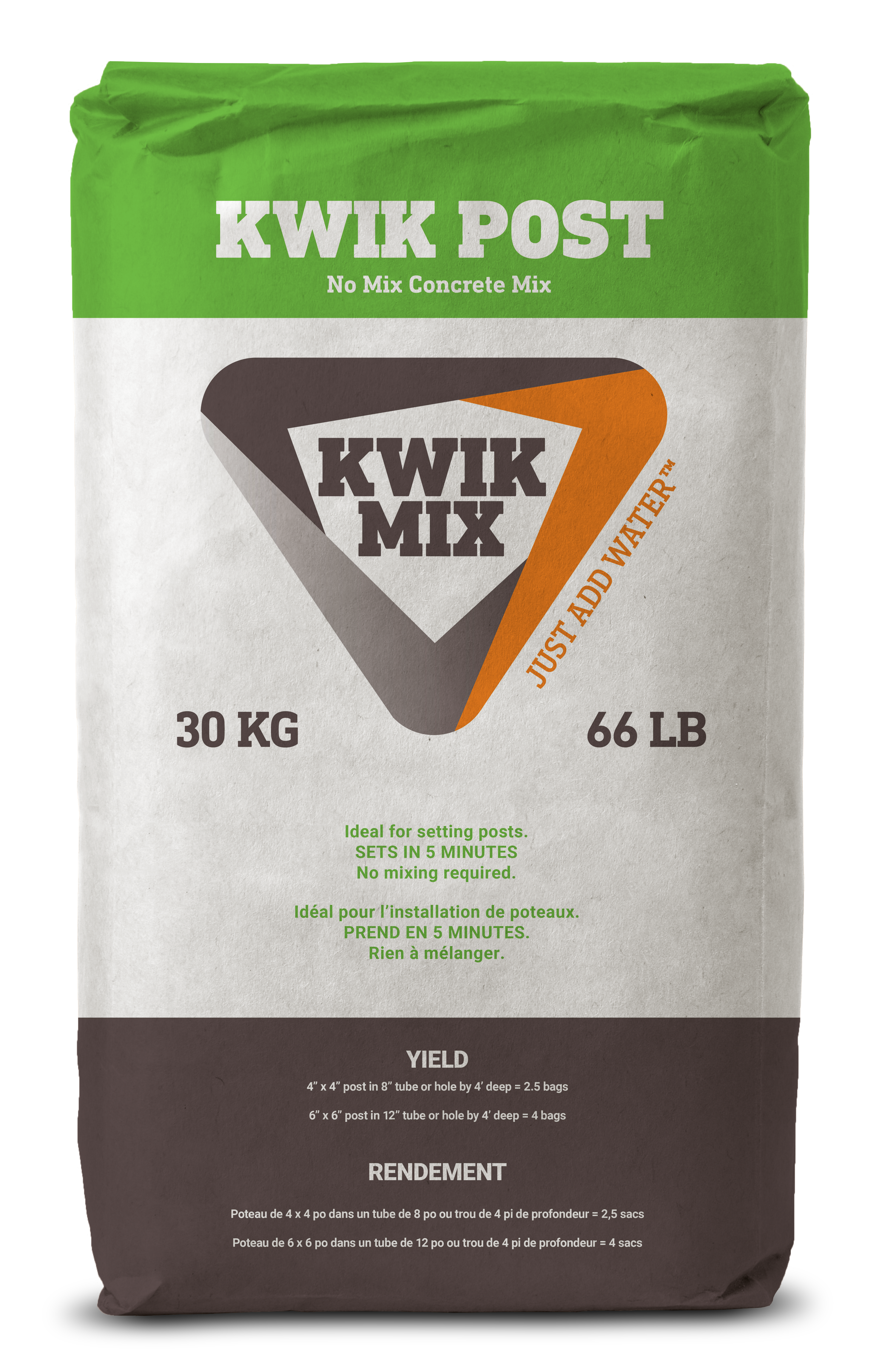 Kwik Mix 30 kg. Concrete Post Mix