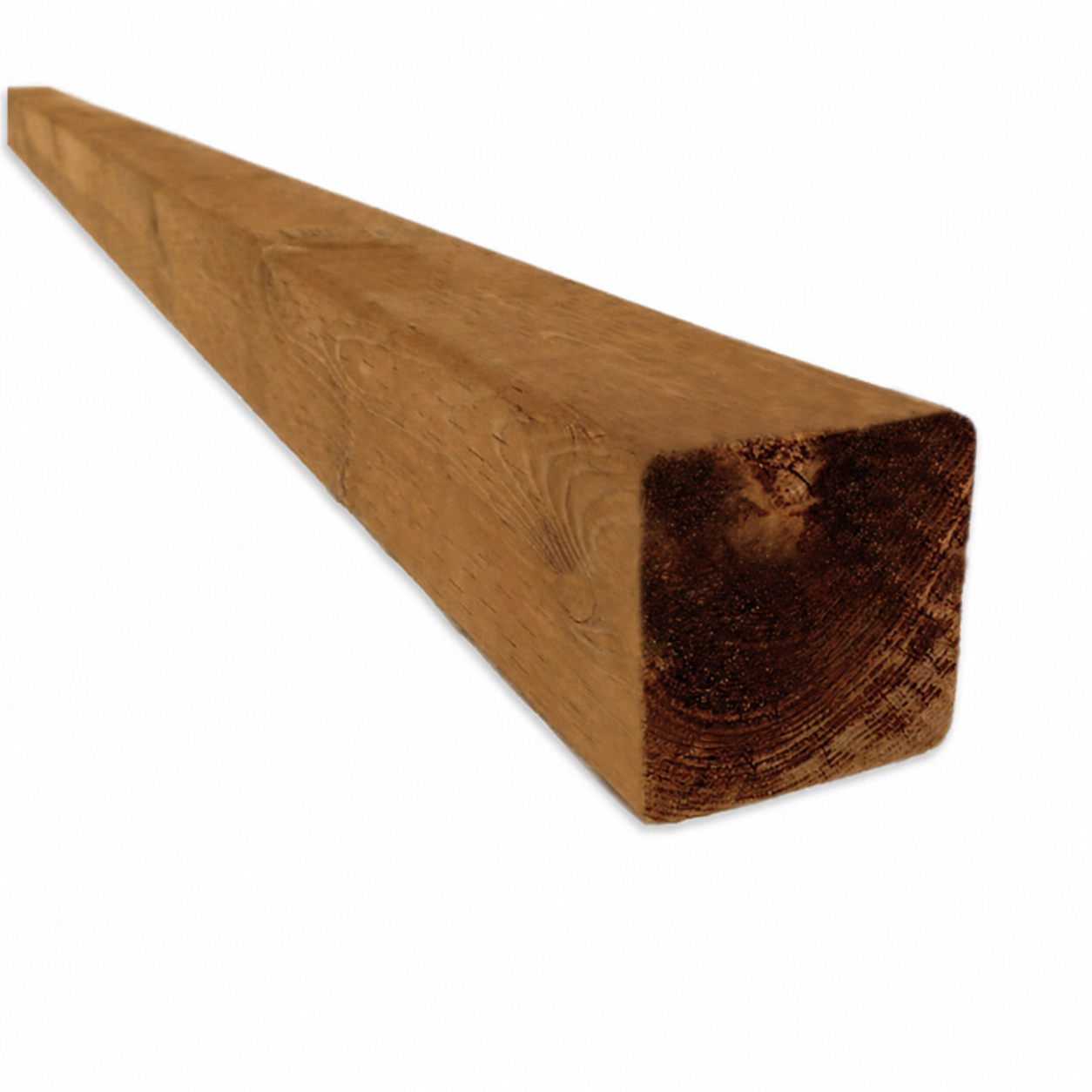 4 in. x 4 in. x 12 ft. Brown Pressure Treated Lumber
