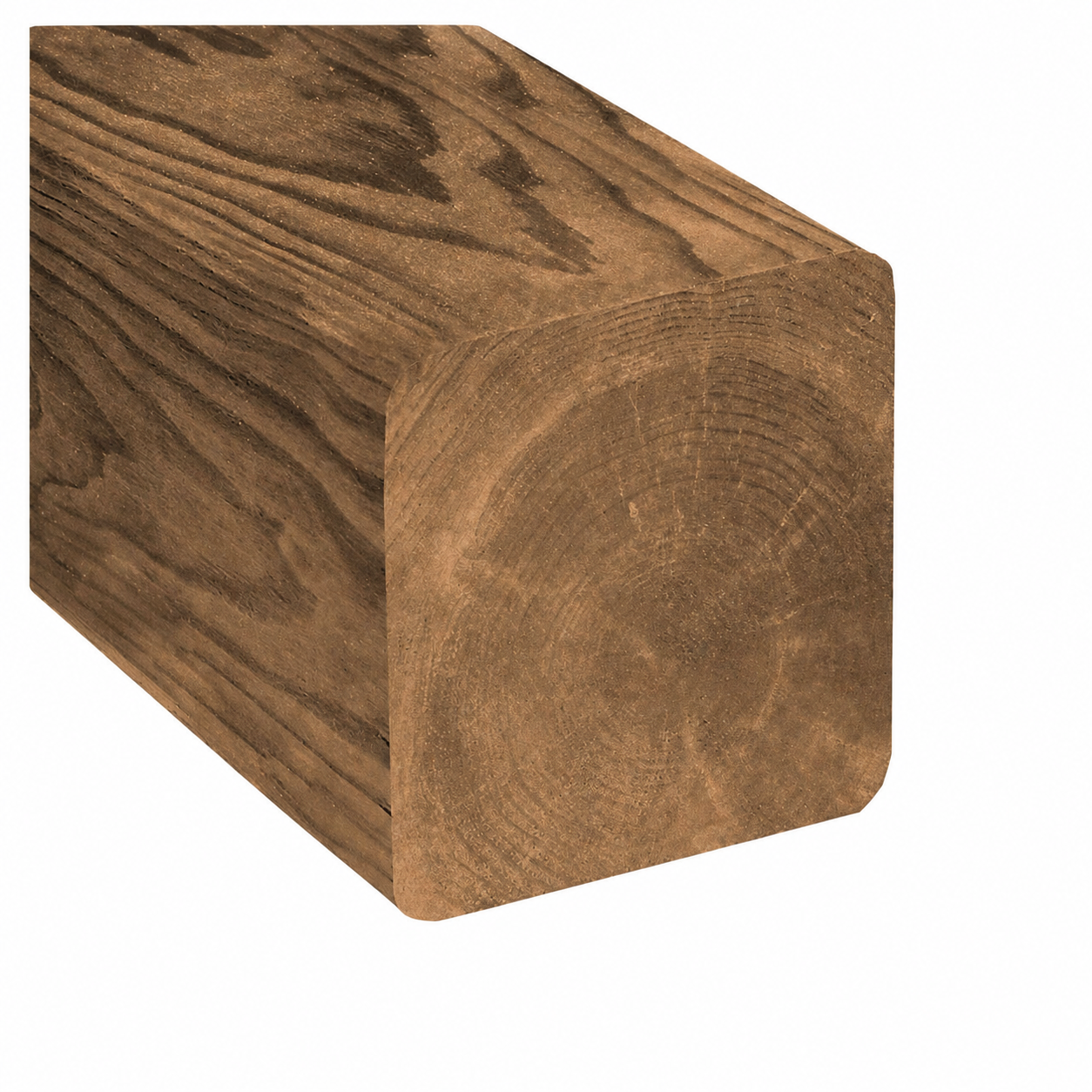 6 in. x 6 in. x 10 ft. Brown Pressure Treated Lumber Post