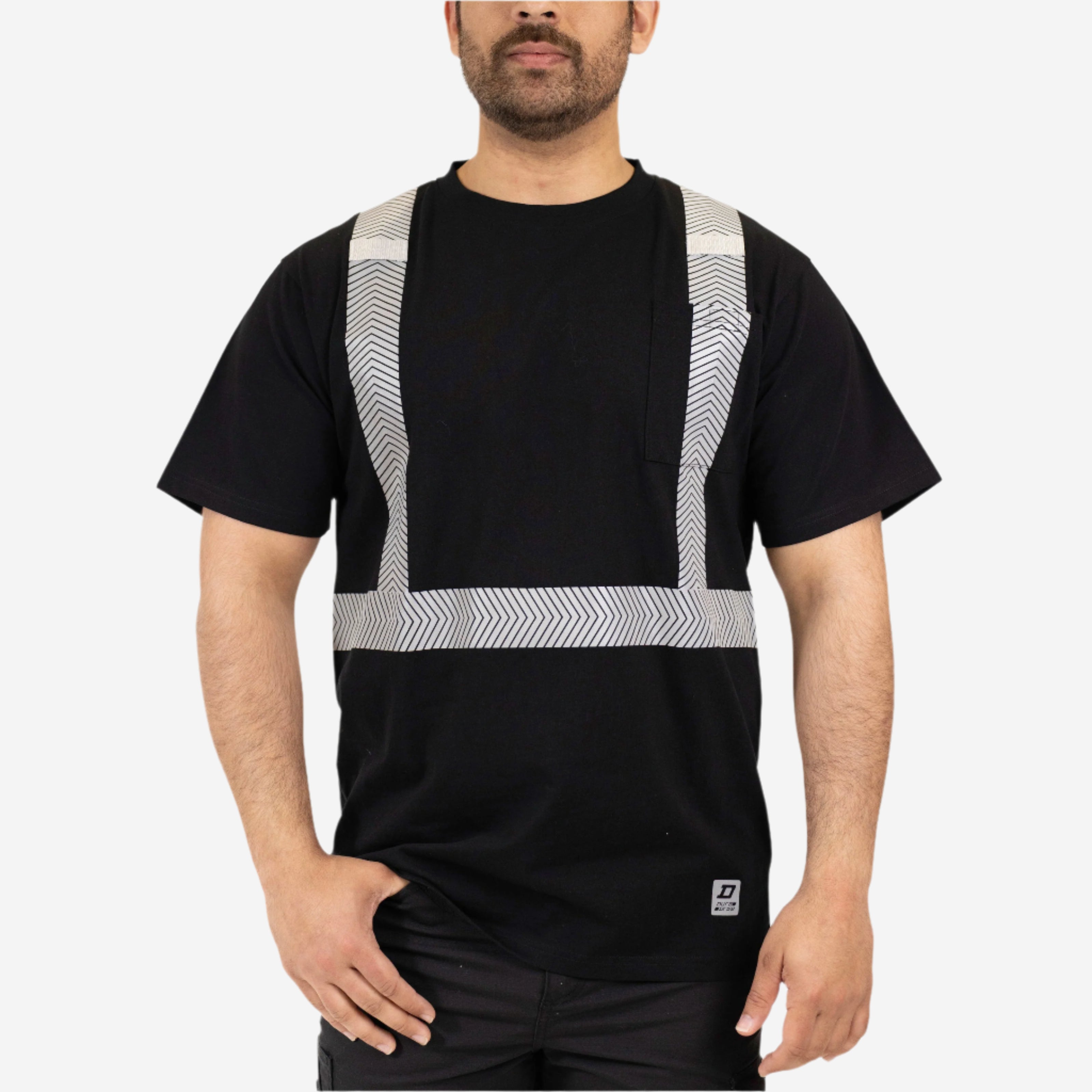 DuraDrive Cotton Safety Shirt with Printed Reflective Tape
