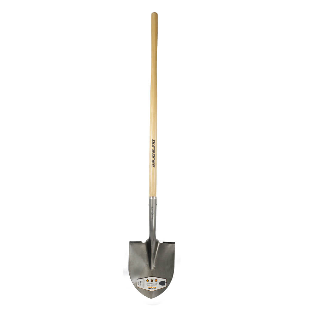 DuraDrive 60" Ash Wood Round Point Shovel