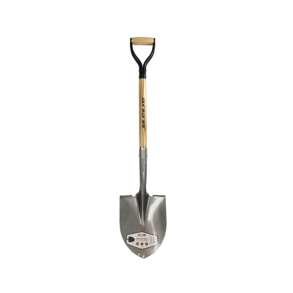 DuraDrive 40" Ash Wood D-Handle Round Point Shovel
