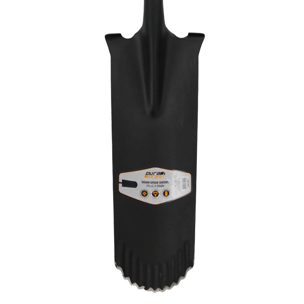 DuraDrive 50" Fiberglass D-Handle Carving Drain Spade Shovel