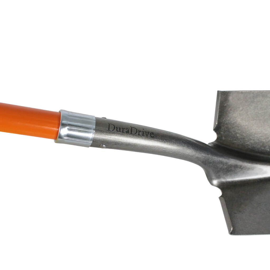 DuraDrive 40" Fiberglass D-Handle Round Point Digging Shovel