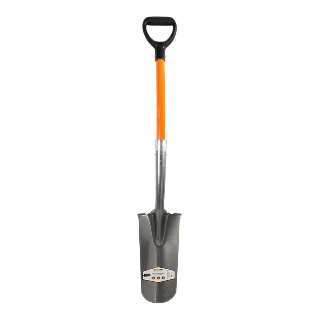 DuraDrive 48" Fiberglass D-Handle Drain Spade Shovel