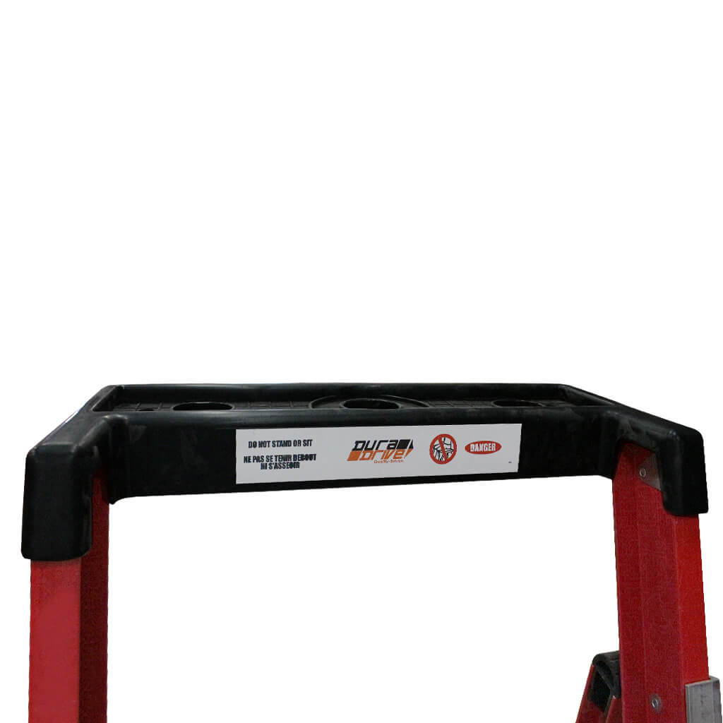 DuraDrive 5 ft. Fiberglass Platform Ladder, 300 Lbs. Grade 1A