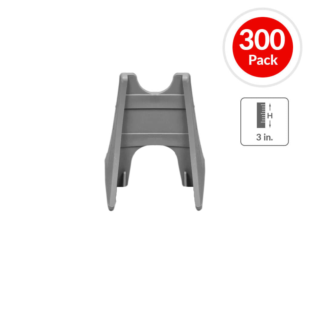 Art Mould 3 in. Plastic Rebar Linden Chair (300-Pack)