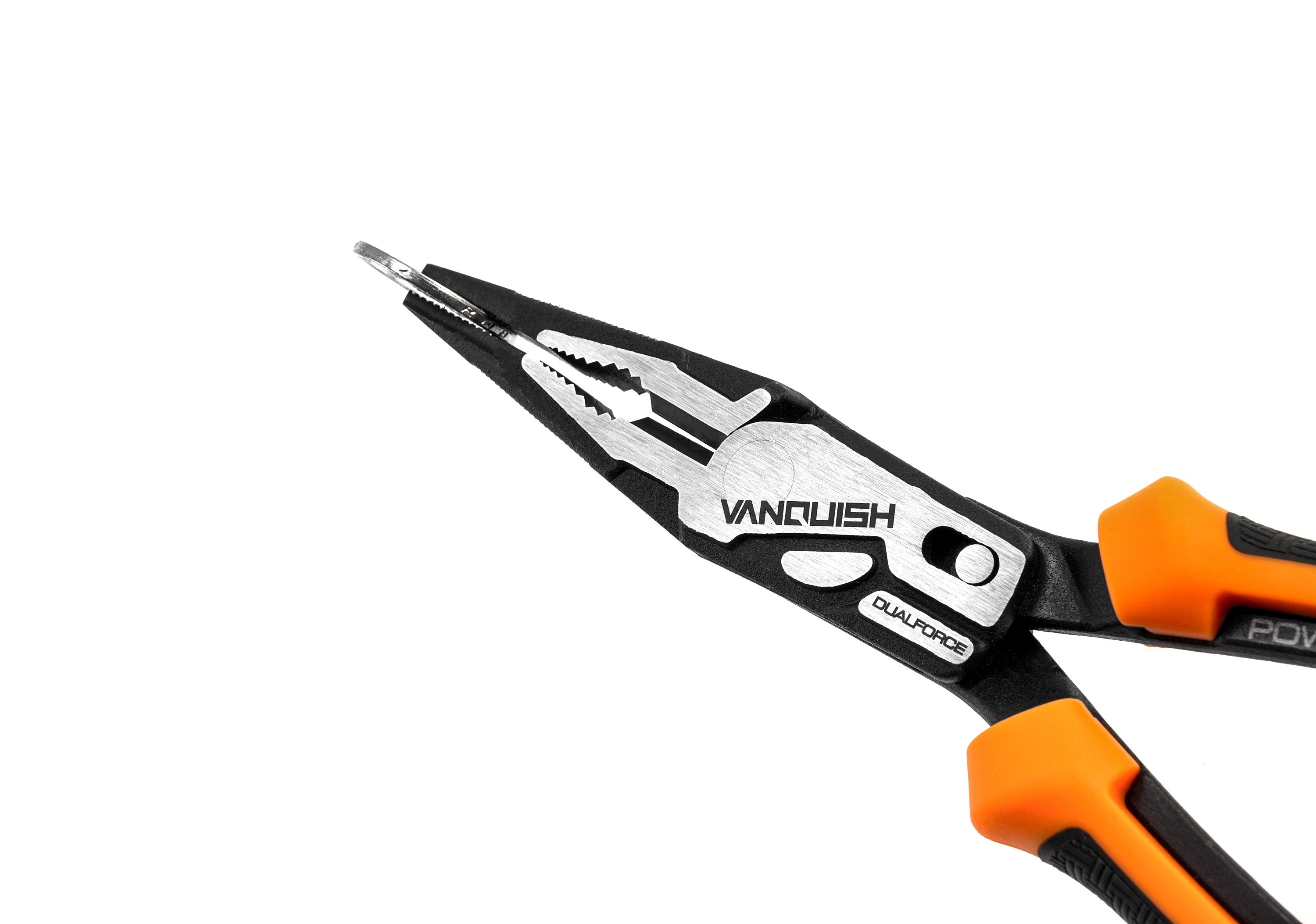 Vanquish 3016 8 in. Dual-Pivot Long Nose Plier