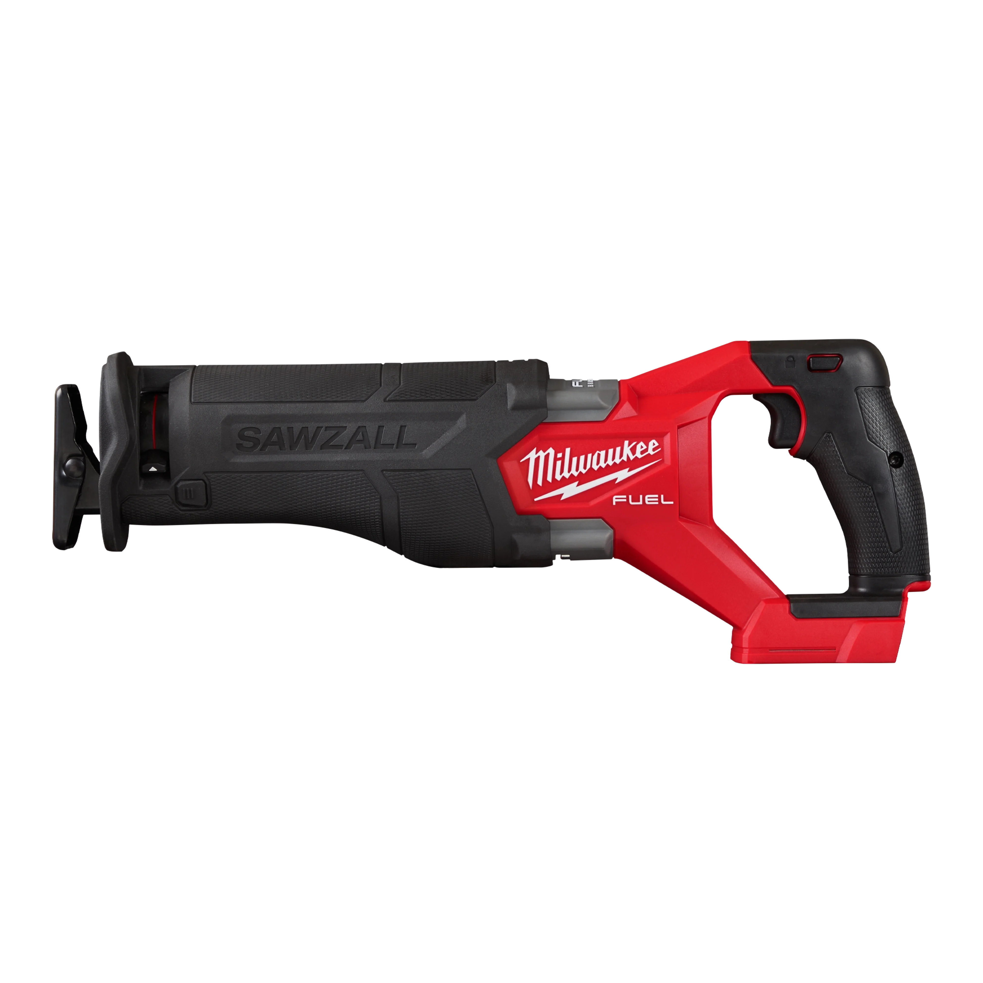 Milwaukee 2821-20 M18 FUEL SAWZALL reciprocating saw side view