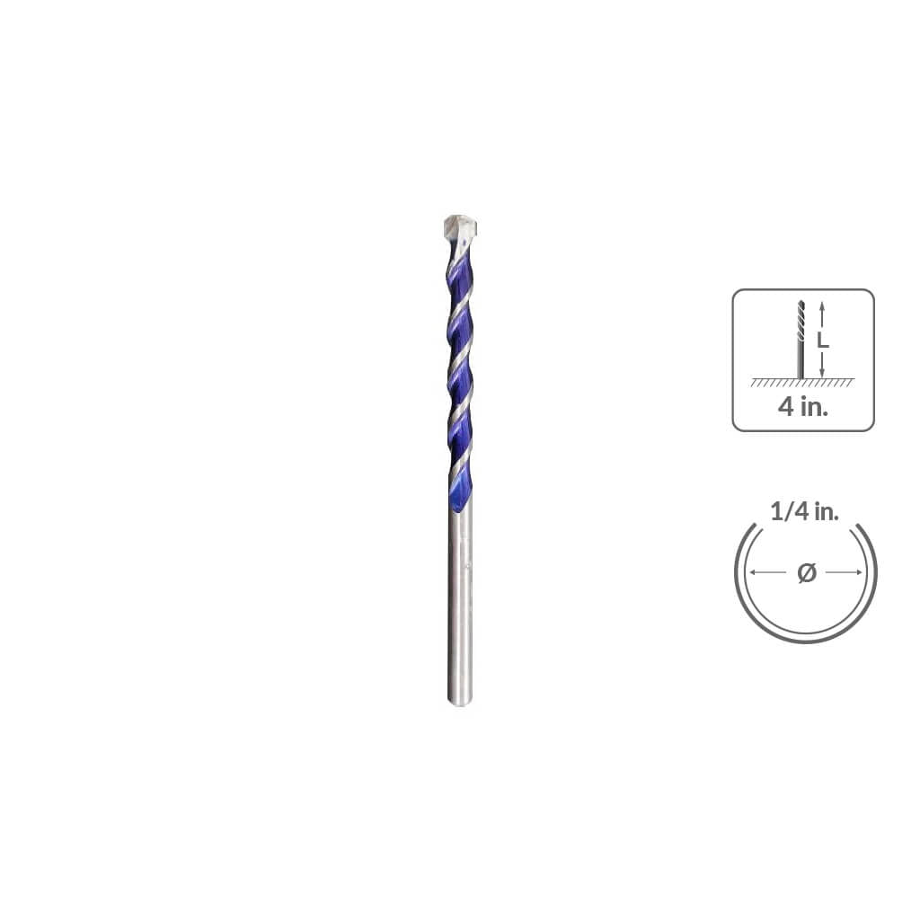 Sabercut 1/4" X 4" Multi-Material Drill Bit