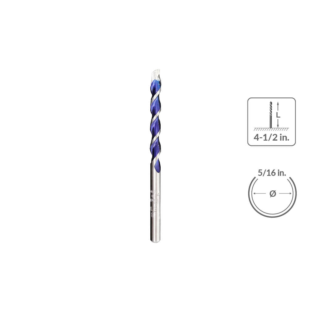 Sabercut 5/16" X 4-1/2" Multi-Material Drill Bit