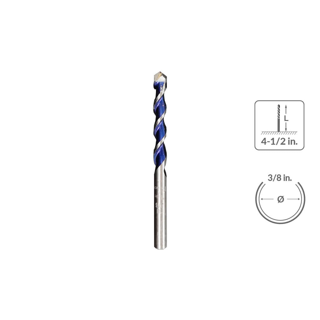 Sabercut 3/8" X 4-1/2" Multi-Material Drill Bit