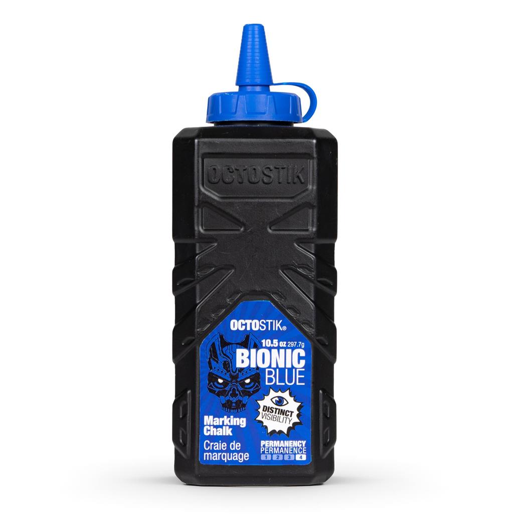 Octostik Ultra Fine Powder Blue 10.5 oz Straight-Line Permanent Chalk Powder