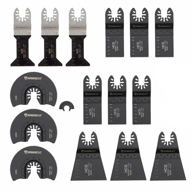 Sabercut 16-Piece Multi-Tool Blade Cutting Set