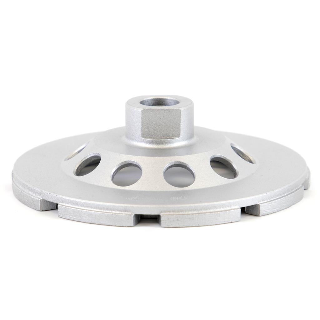 Sabercut 5 in. Double Row Diamond Cup Wheel with Spacer Nut