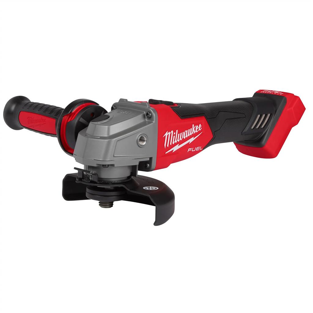 🎁 Milwaukee 2881-20 M18 FUEL 18-Volt Lithium-Ion 4-1/2 in. - 5 in. Cordless Brushless No-Lock Grinder with Slide Switch (Tool Only) (100% off)