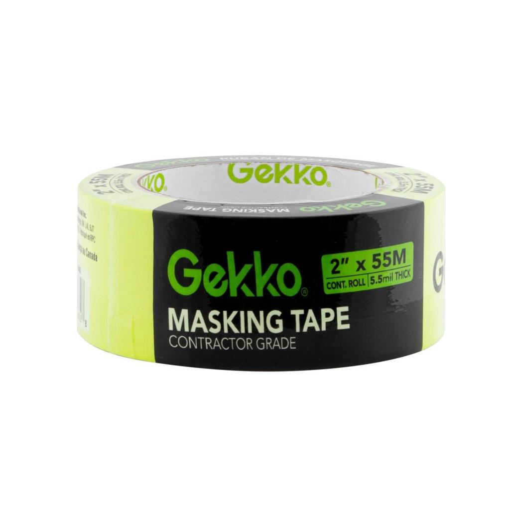 Gekko 2 in. x 55 m Green Masking Tape