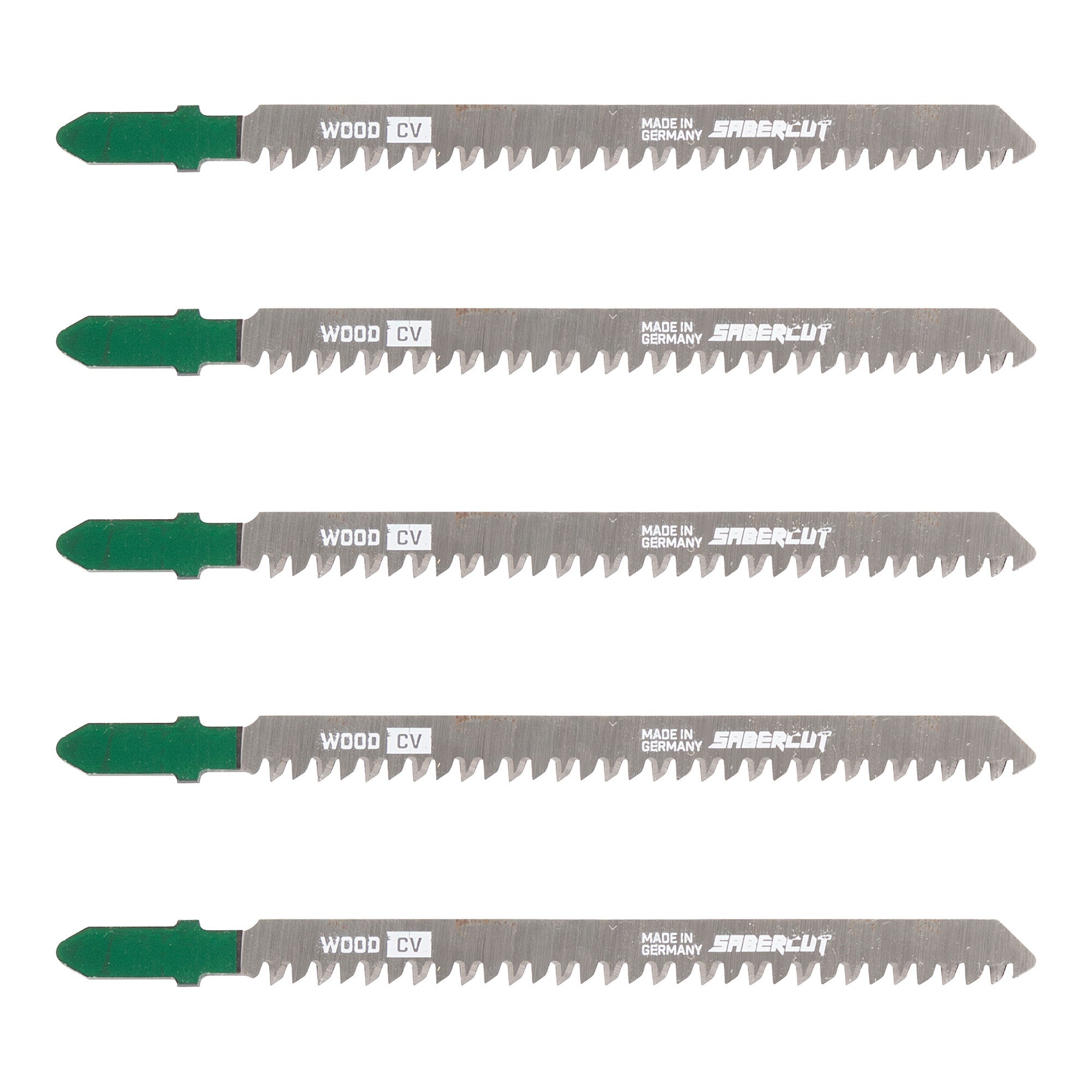 Sabercut 4-1/2 in. x 9TPI T-Shank Jigsaw Blade For Ultra-Fine Finish on Wood (5-Pack)