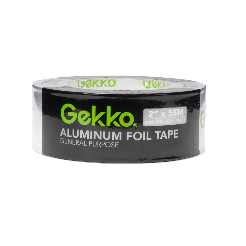 Gekko 2 inch aluminum foil tape on a white background