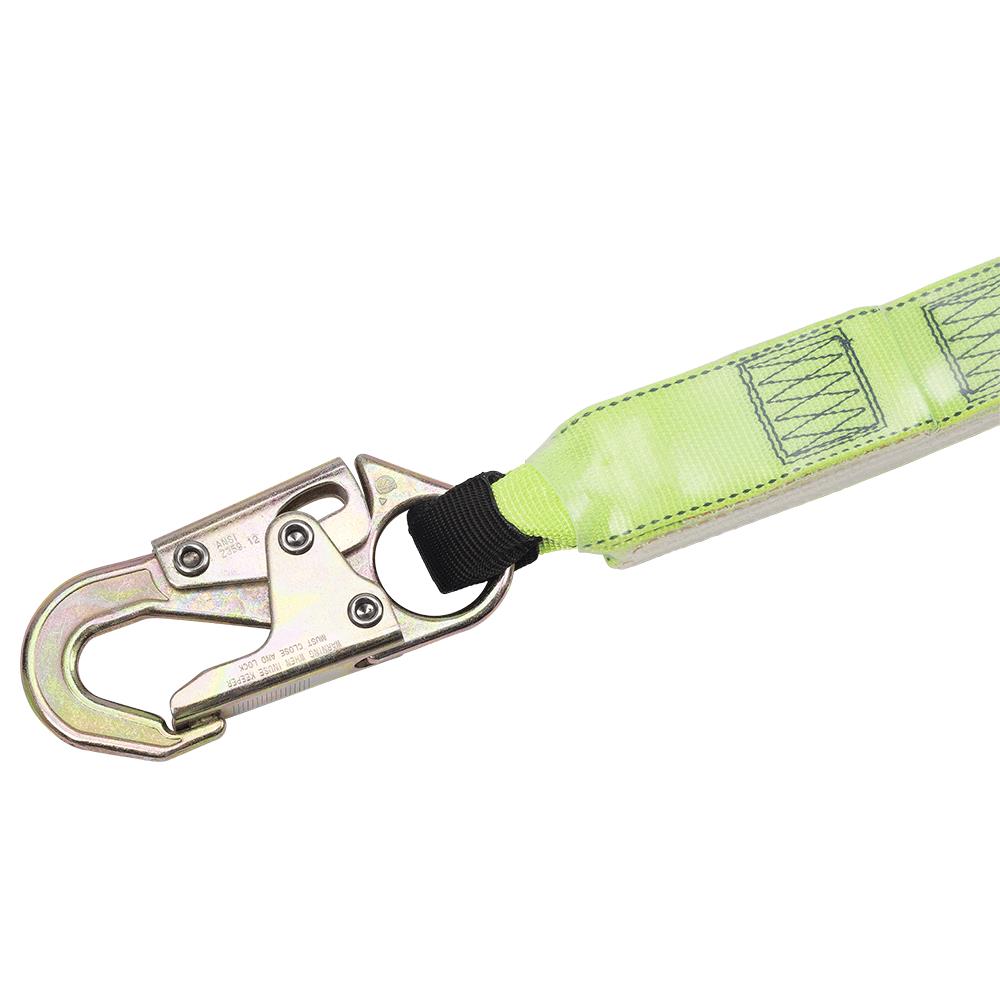 Peakworks SA-640000-6 6' Twin Leg Shock Shock Absorbing Lanyard with Snap Hooks