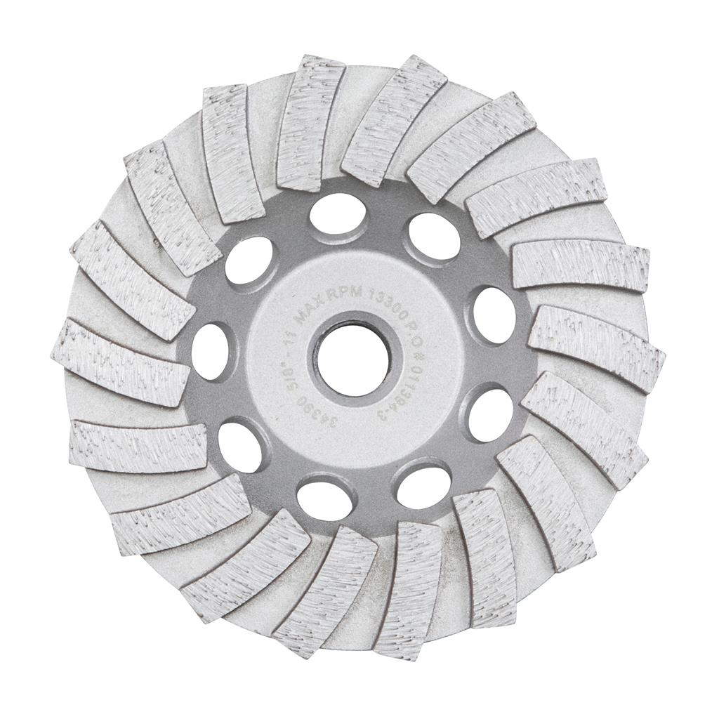 Sabercut 4-1/2 in. Turbo Diamond Cup Wheel with Spacer Nut