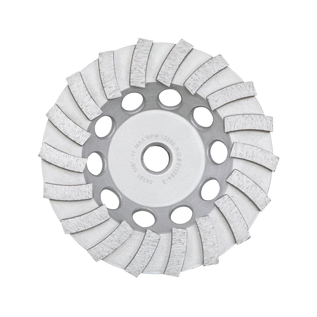 Sabercut 5 in. Turbo Diamond Cup Wheel with Spacer Nut