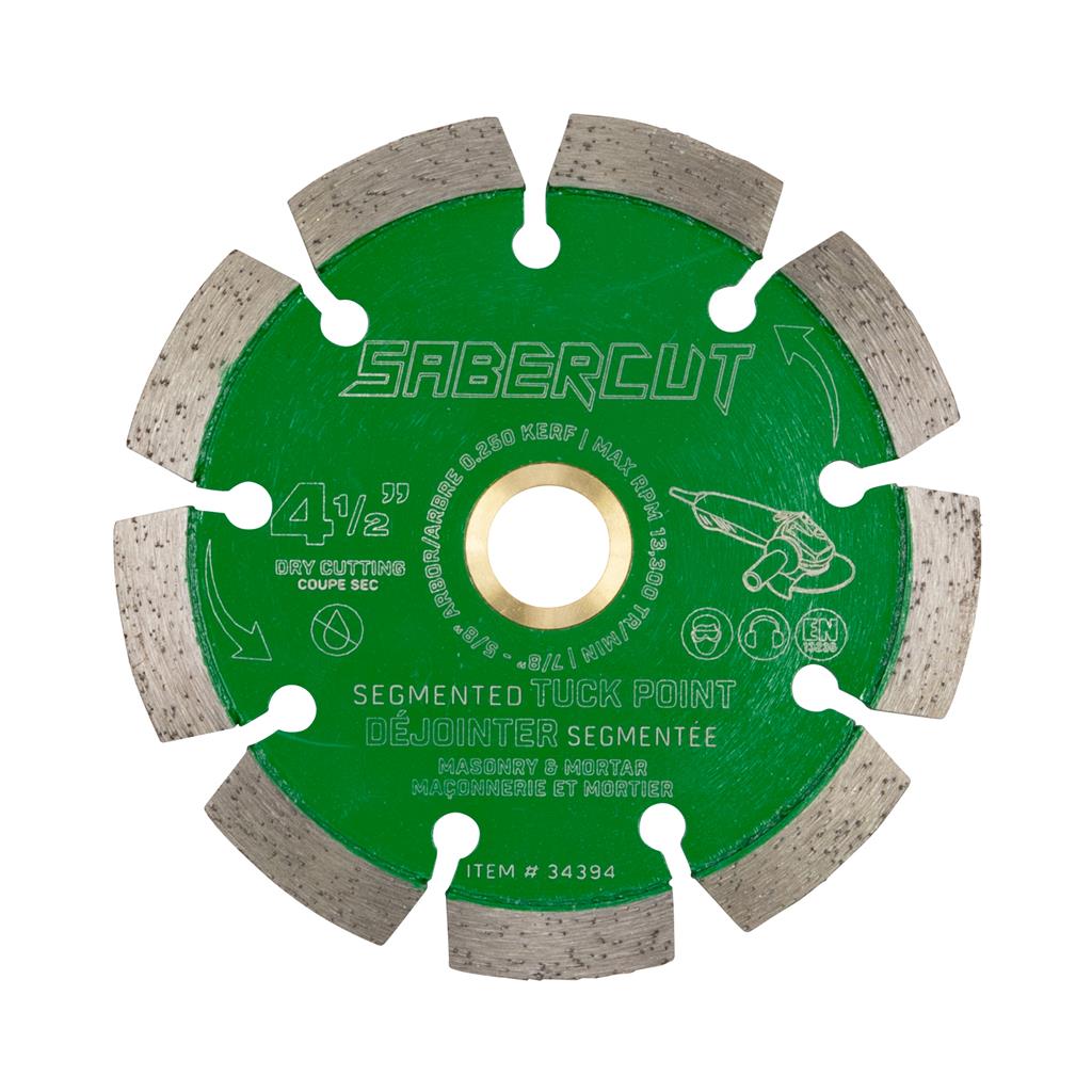SaberCut 4-1/2 in Tuck Point Diamond Blade