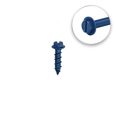 DuraDrive 1/4 in. x 1-3/4 in. Hex Head Slot Drive Concrete Screws (2,500 Per Box)