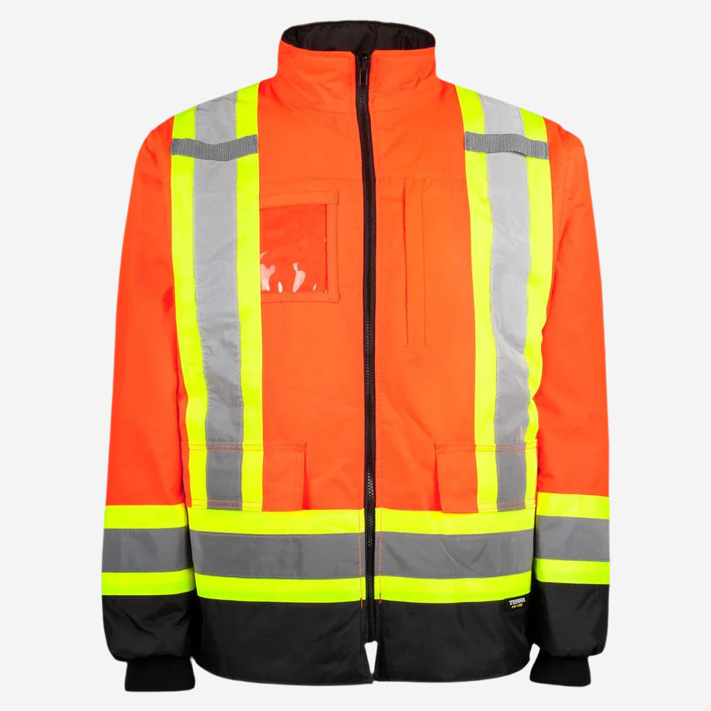TERRA 7-in-1 Hi-Vis Insulated Waterproof Jacket