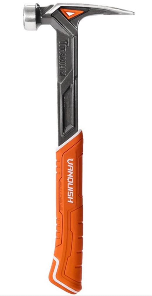 Vanquish 14 oz. Smooth Titanium Hammer