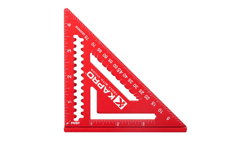 Kapro 4 in. Anodized Aluminum Trim Square