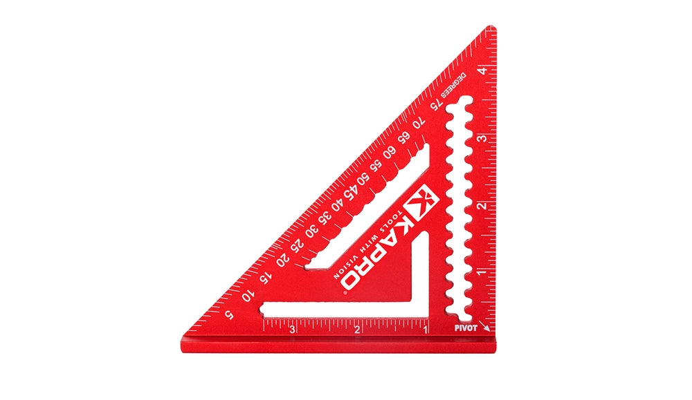 Kapro 4 in. Anodized Aluminum Trim Square