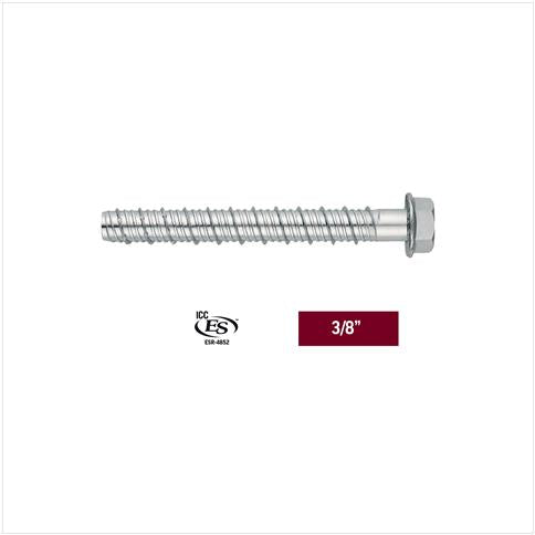 DuraDrive 3/8" x 1-3/4" Threaded Concrete Screw Anchor (50-Pack)