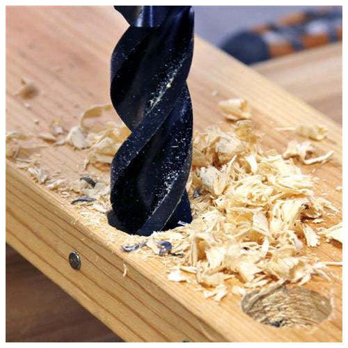 WoodOwl 1-1/4 in. x 18 in. Nail Chipper Tri-Cut Auger Bit