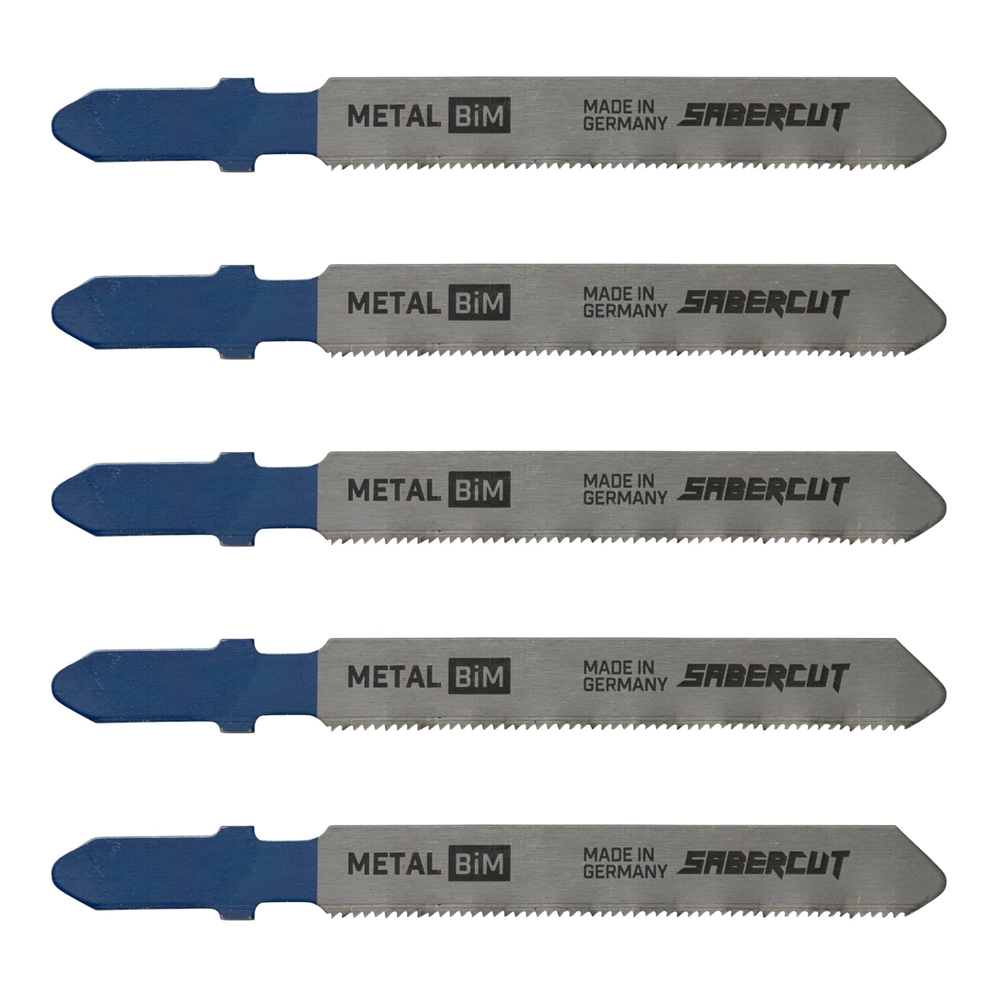 Sabercut 3 in. x 28TPI T-Shank Bi-Metal Jigsaw Blades for Very Thin Metals (5-Pack)