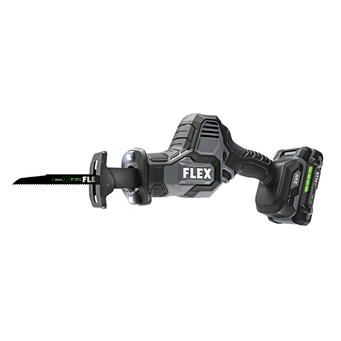 Flex FX2241-1A 24V One Handed Reciprocating Saw Kit (1 x 2.5 Ah)