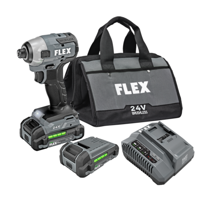 Flex FX1351-2A  1/4 Inches Hex Impact Driver Kit