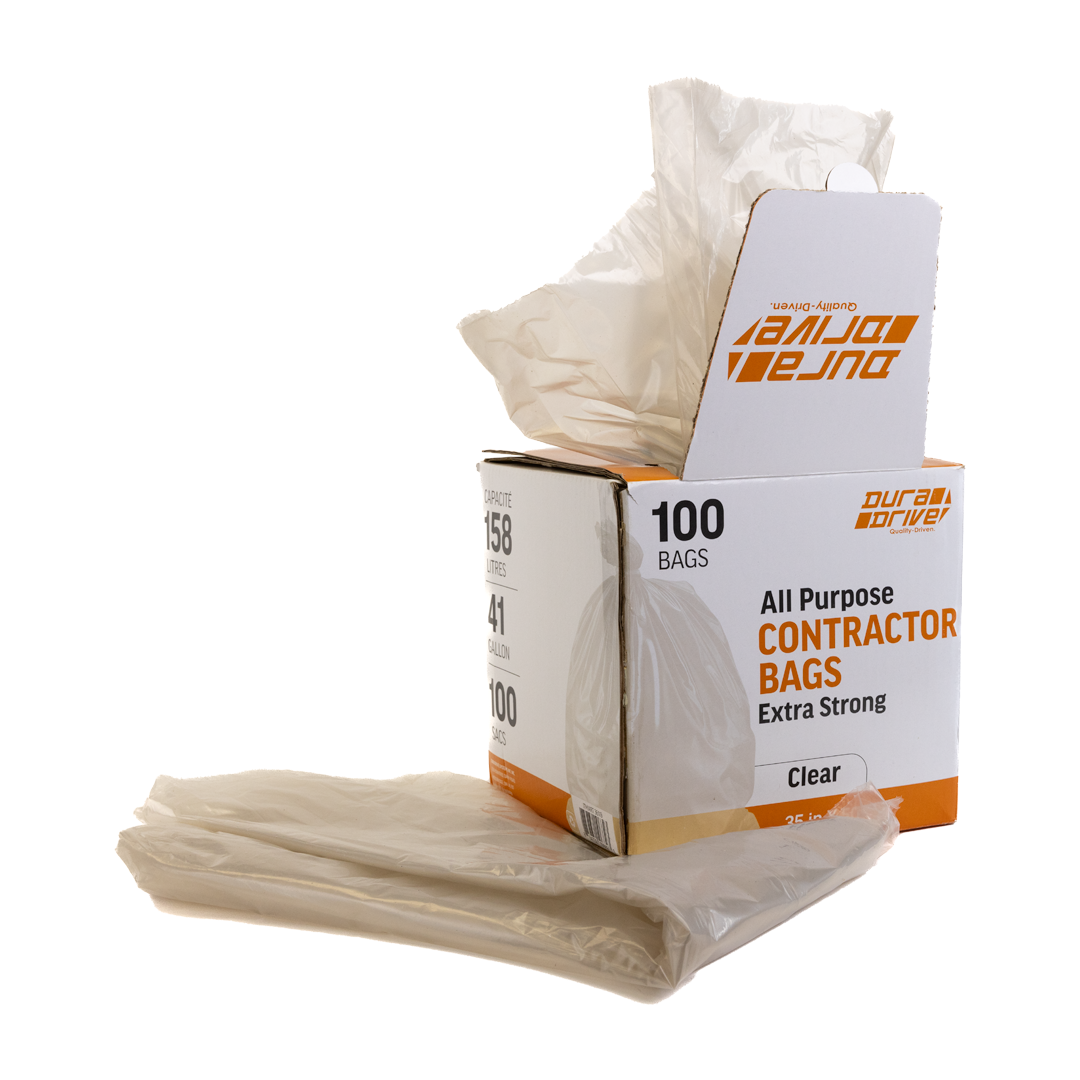 DuraDrive 158 L Extra Strong Clear Garbage Bag (100 Pack)