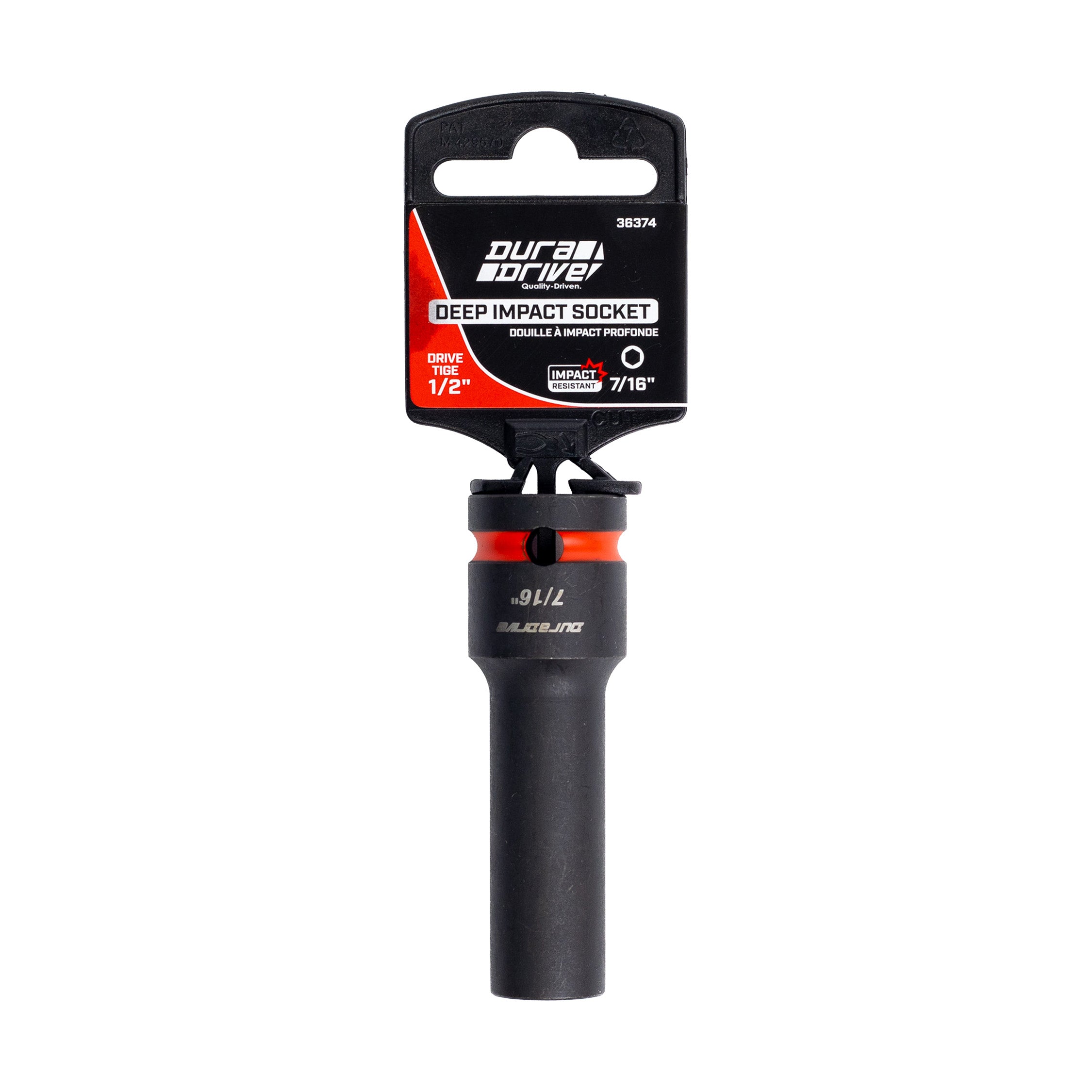 DuraDrive 1/2" x 7/16" Deep Impact Socket