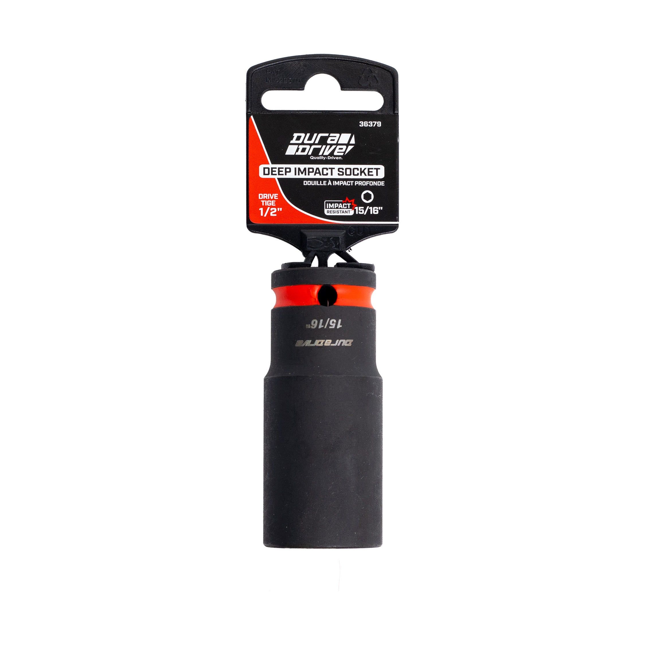 DuraDrive 1/2" x 15/16" Deep Impact Socket