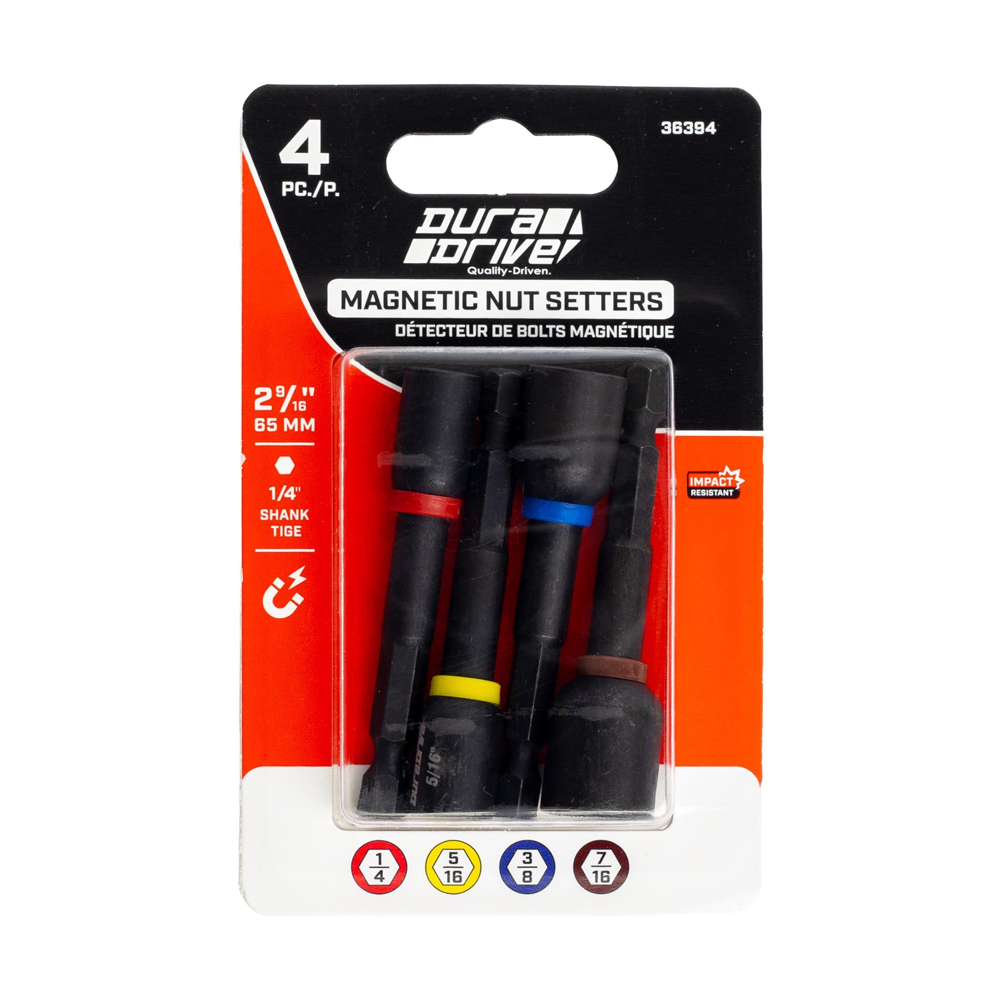 DuraDrive 2.0 Impact Nut Setter Set (4-Pieces)