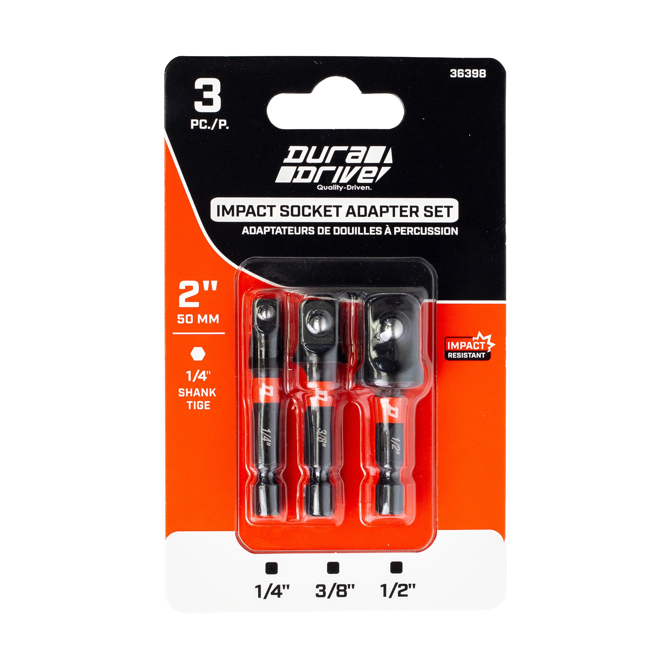 DuraDrive 2.0 Socket Adapter Set (3-Pieces)